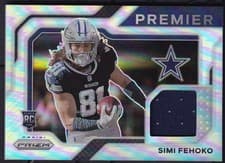 2021 Panini Prizm Premier Simi Fehoko #PJ-28 Clothing Patch