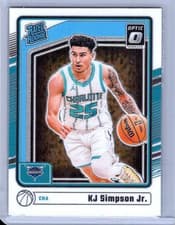 2025 2024-25 Panini Donruss Optic Rated Rookie KJ Simpson Jr. #294