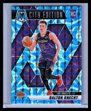 2025 2024-25 Panini Mosaic City Edition Dalton Knecht #271 Blue Reactive RC