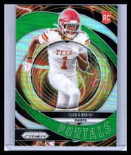 2024 Panini Prizm Portals Xavier Worthy #No. 10 Green RC