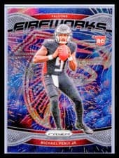 2024 Panini Prizm Fireworks Michael Penix Jr. #16 Fireworks RC