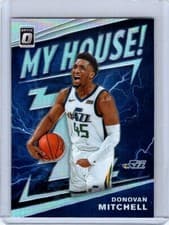 2020 2019-20 Panini Donruss Optic My House! Donovan Mitchell #16