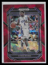 2023 Panini Prizm Draft Picks Kyrie Irving #72 Red Mosaic