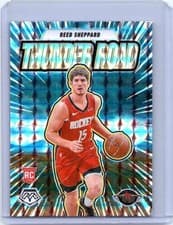 2025 2024-25 Panini Prizm Thunder Road Reed Sheppard #16 RC