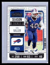 2022 2023 Panini Contenders Football Von Miller #13 Mojo