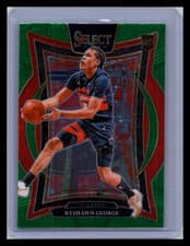 2025 2024-25 Panini Select Prizm Kyshawn George #85 Green RC