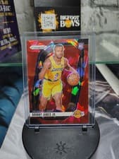 2024-25 Panini PrizmBronny James Jr. Red Cracked Ice #243  Rookie Lakers RC