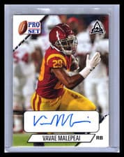 2021 Leaf Pro Set Vavae Malepeai #PSV-VM2 Autograph RC /