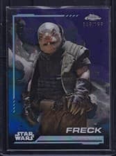 Freck 2024 Topps Chrome Star Wars Kamino Aqua Refractor /199 #81