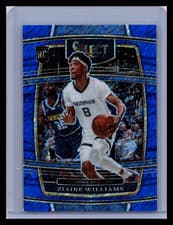 2022 2021-22 Panini Select Prizm Ziaire Williams #86 Blue RC