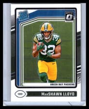 2024 Panini Donruss Optic Rated Rookie MarShawn Lloyd #275