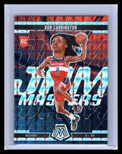 2025 2024-25 Panini Prizm Mosaic Jam Masters Bub Carrington #7 Silver RC