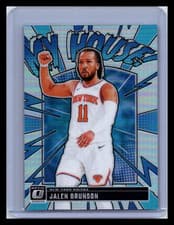 2025 2024-25 Panini Donruss Optic My House! Jalen Brunson #12 Silver
