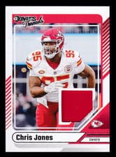 2024 Panini Donruss Threads Chris Jones #DTH-CJO Patch