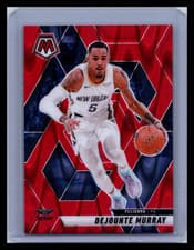 2025 2024-25 Panini Mosaic Dejounte Murray #82 Red Wave 016/299