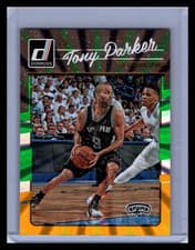 2016-17 Donruss Tony Parker #117 Green & Gold Holo