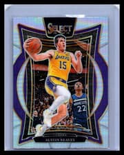 2025 2024-25 Panini Select Prizm Austin Reaves #No. 40 Silver