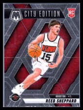 2025 2024-25 Panini Mosaic City Edition Reed Sheppard #276 RC