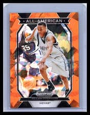 2024 Panini Prizm Draft Picks All-American Allen Iverson #18 Orange Ice
