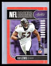2019 Panini Absolute NFL Icons Ray Lewis #11 033/103