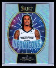 2025 2024-25 Panini Select Neon Icons Ja Morant #9 Silver