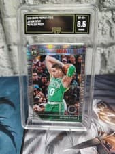 2019 Hoops Premium Stock #6 ~ PULSAR PRIZM ~ Jayson Tatum ~ GMA 8.5