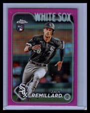 2023 Topps Chrome Zach Remillard #155 Pink RC
