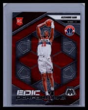 2025 2024-25 Panini Mosaic Epic Performers Alexandre Sarr #12 RC
