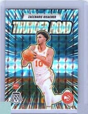 2025 2024-25 Panini Mosaic Thunder Road Prizm Zaccharie Risacher #20 RC