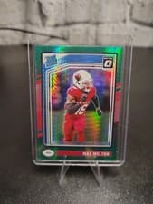 2024 Panini Donruss Optic - Rated Rookie Max Melton #277 Green Hyper Prizm (RC)