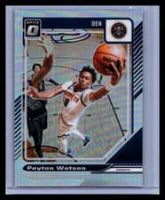 2024-25 Panini Donruss Optic Peyton Watson #216 Silver