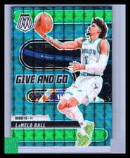 2024-25 Panini Mosaic Give and Go LaMelo Ball #13 Prizm Give and Go