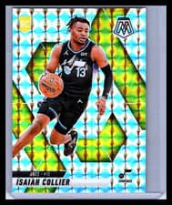 2025 2024-25 Panini Mosaic Prizm Isaiah Collier #222 Silver RC