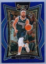 2025 2024-25 Panini Select Prizm Klay Thompson #38 Blue
