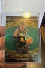 2024-25 Panini Select - Rookie Revolution Cody Williams #22 Green Prizm (RC)