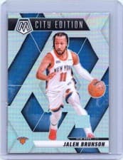 2025 2024-25 Panini Mosaic City Edition Jalen Brunson #CE-11 Silver