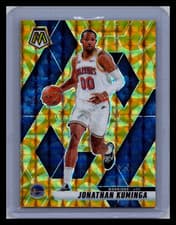 2025 2024-25 Panini Mosaic Jonathan Kuminga #193 Yellow Reactive