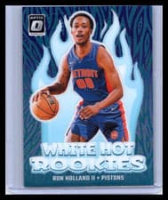 2025 2024-25 Panini Donruss Optic White Hot Rookies Ron Holland II #1