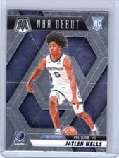 2025 2024-25 Panini Mosaic NBA Debut Jaylen Wells #260 RC