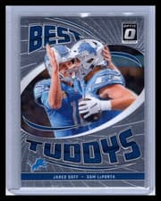 2024 Panini Donruss Optic Football Sam LaPorta Jared Goff #11 Best Tuddys