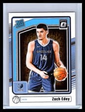 2025 2024-25 Panini Donruss Optic Rated Rookie Zach Edey #288