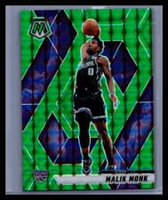 2025 2024-25 Panini Mosaic Malik Monk #127 Green