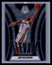 2025 2024-25 Panini Mosaic Elevate Zion Williamson #2 Silver Prizm