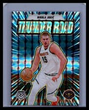 2025 2024-25 Panini Prizm Thunder Road Nikola Jokić #13 Silver