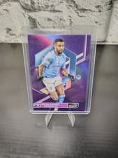 2023 Topps Finest UEFA Champions League Riyad Mahrez #134 Purple 264/299