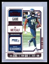 2023 Panini Contenders Football DK Metcalf #89
