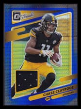 2021 Panini Donruss Optic Threads Prizm Chase Claypool #TH-16 Jersey Patch