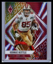 2020 Panini Phoenix George Kittle #84 Fire Burst