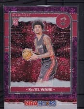 2024-25 Panini NBA Hoops #245 Kel’EL Ware RC Winter Purple