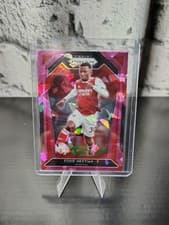 2020-21 Panini Prizm Premier League Soccer Eddie Nketiah #44 Pink Ice